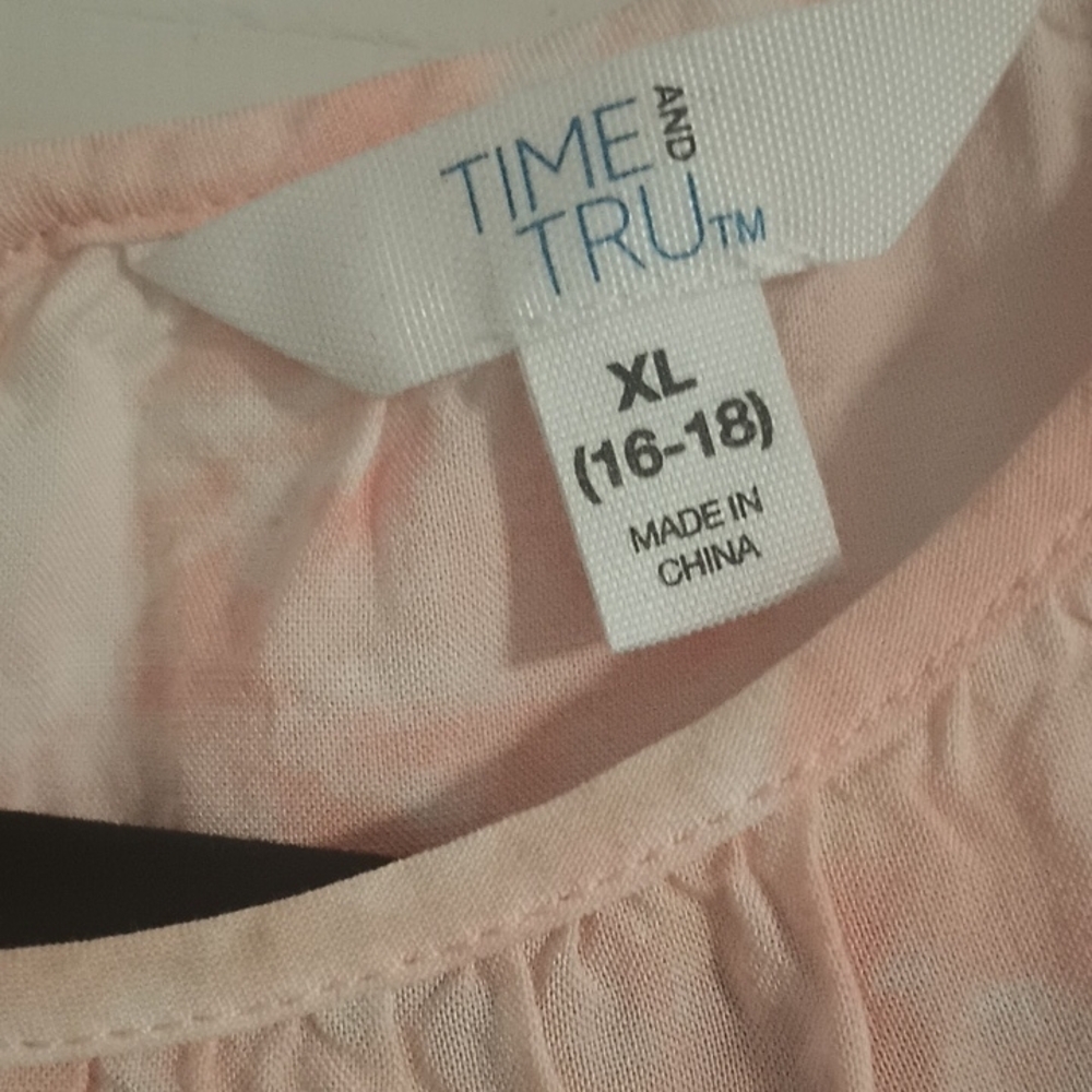 Time and Tru Peach Midi Dress - Picture 2 of 7